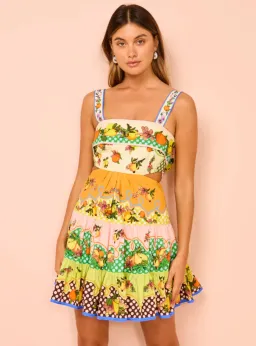 Alemais Lemonis Cut Out Mini Dress Multi Size 10 for rent on The Volte - image 2