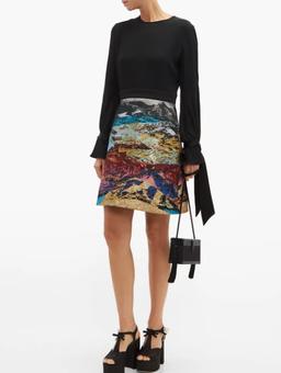 Mary Katrantzou Ligretto dress size 10 for rent on The Volte - image 3