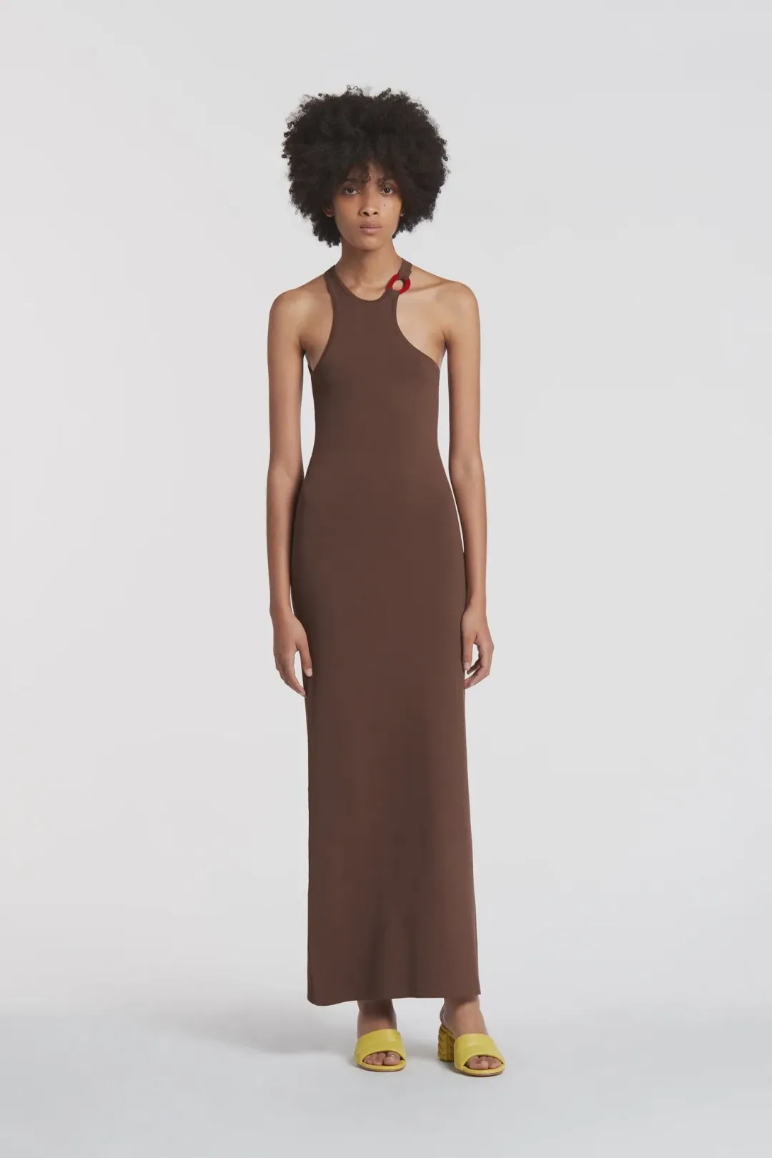 Sir The Label Aude Open Back Dress Brown Size 0 (AU 6) for rent on The Volte - main image