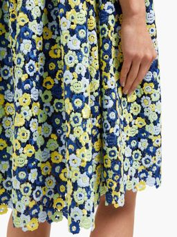 Cecilie Bahnsen Matilda Lace and Cotton Blend Dress Floral Size 10 for rent on The Volte - image 3