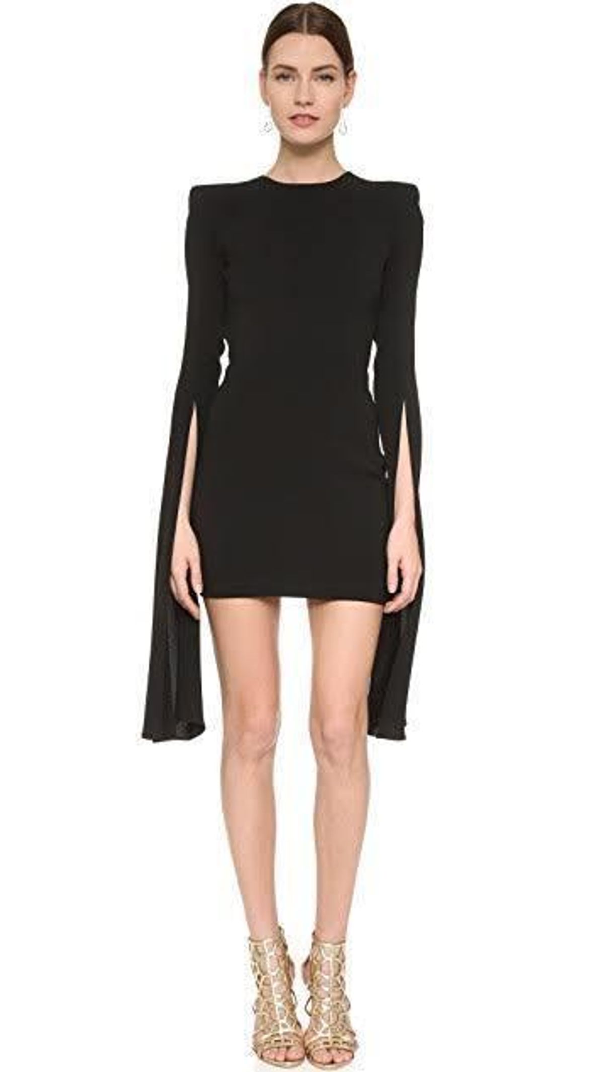 Alex Perry Jade Dress Black Size 8 for rent on The Volte - main image