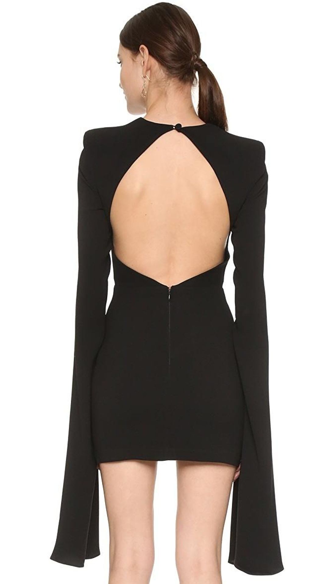 Alex Perry Jade Dress Black Size 8 for rent on The Volte - main image