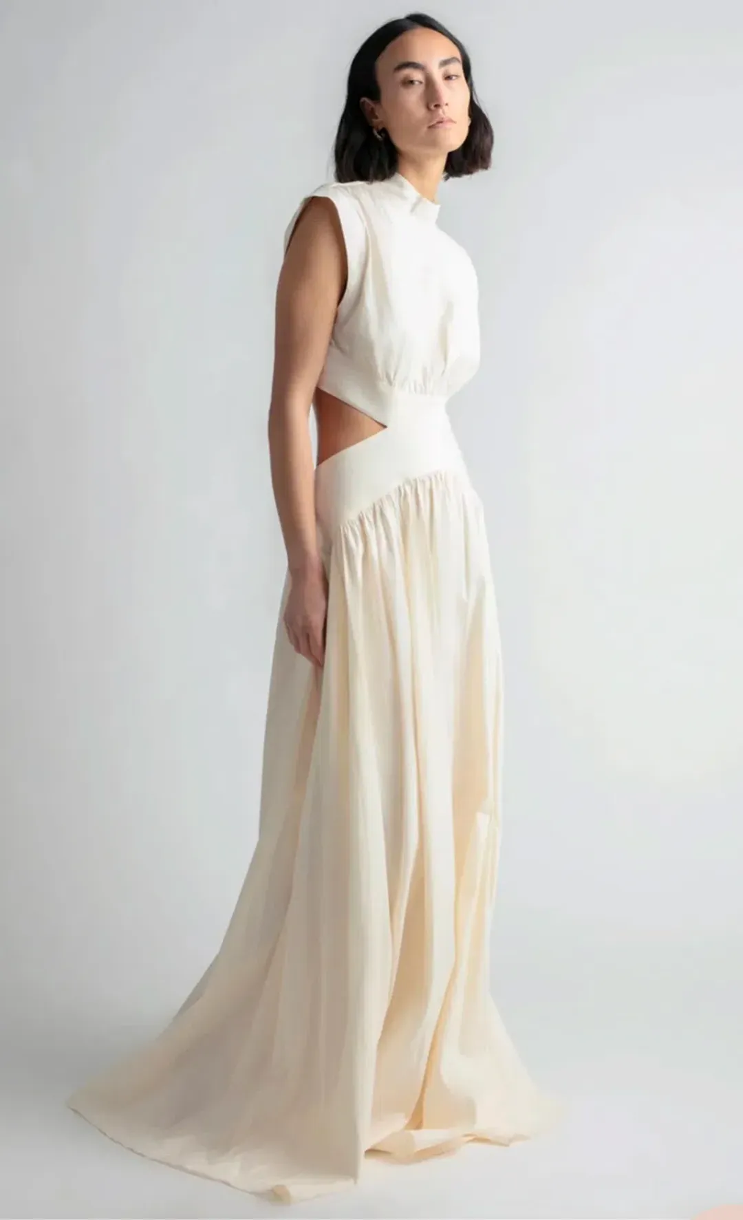 Camilla and Marc Oriella Dress Cream Size 10 for rent on The Volte - main image