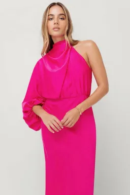 Sheike Olivia Maxi Dress Fuchsia Size 10 for rent on The Volte - image 2