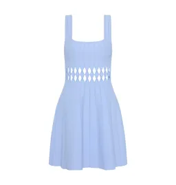 Aje Ney Diamond Cut Out Mini Dress Sky Blue Size AU 10 for rent on The Volte - image 3