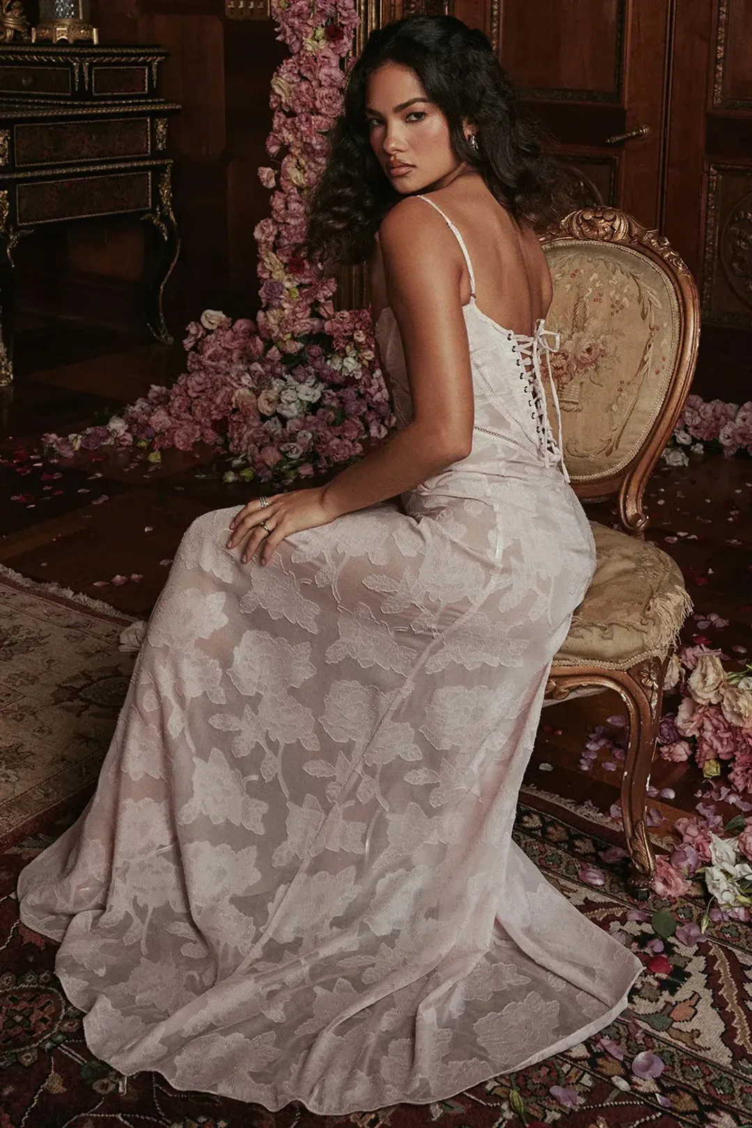 House of CB Seren Dress Soft Pink Size XS / AU 6 for rent on The Volte - main image