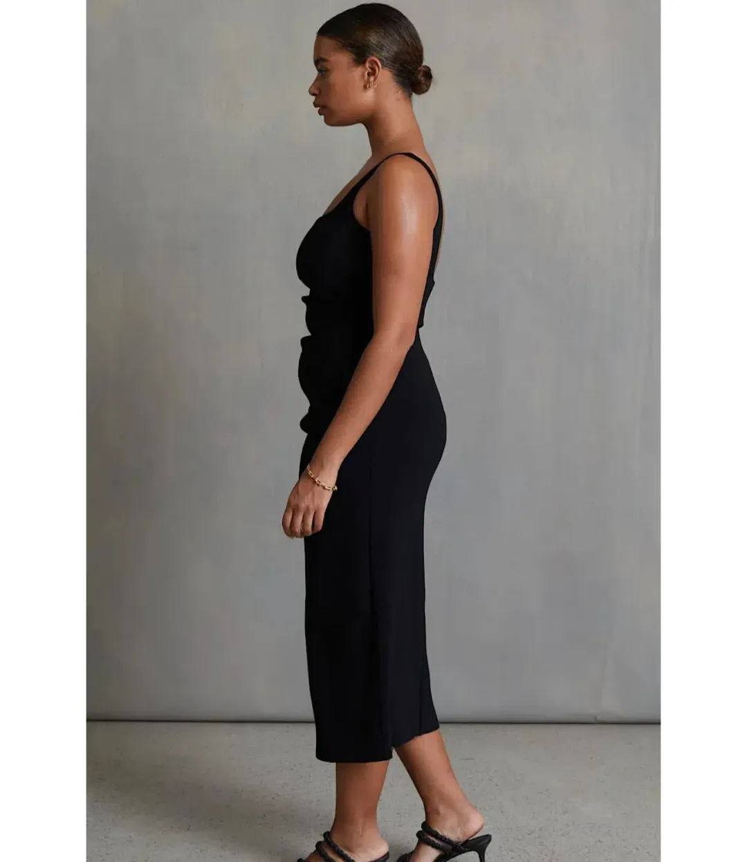 Bec & Bridge Be Mine Square Neck Dress Black Size AU 6 for rent on The Volte - main image