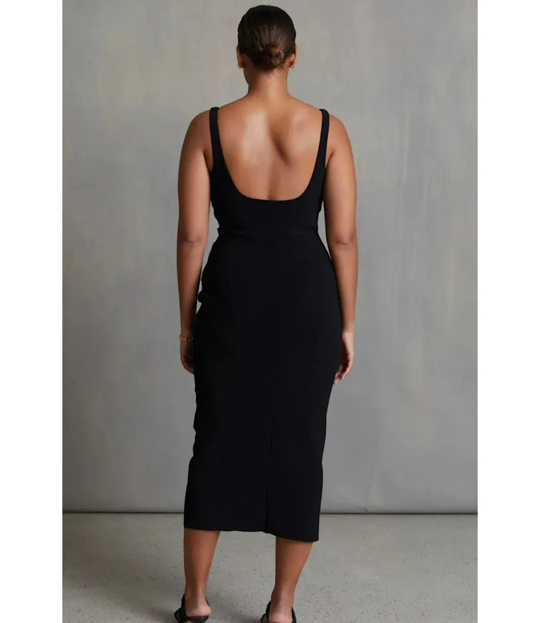 Bec & Bridge Be Mine Square Neck Dress Black Size AU 6 for rent on The Volte - main image