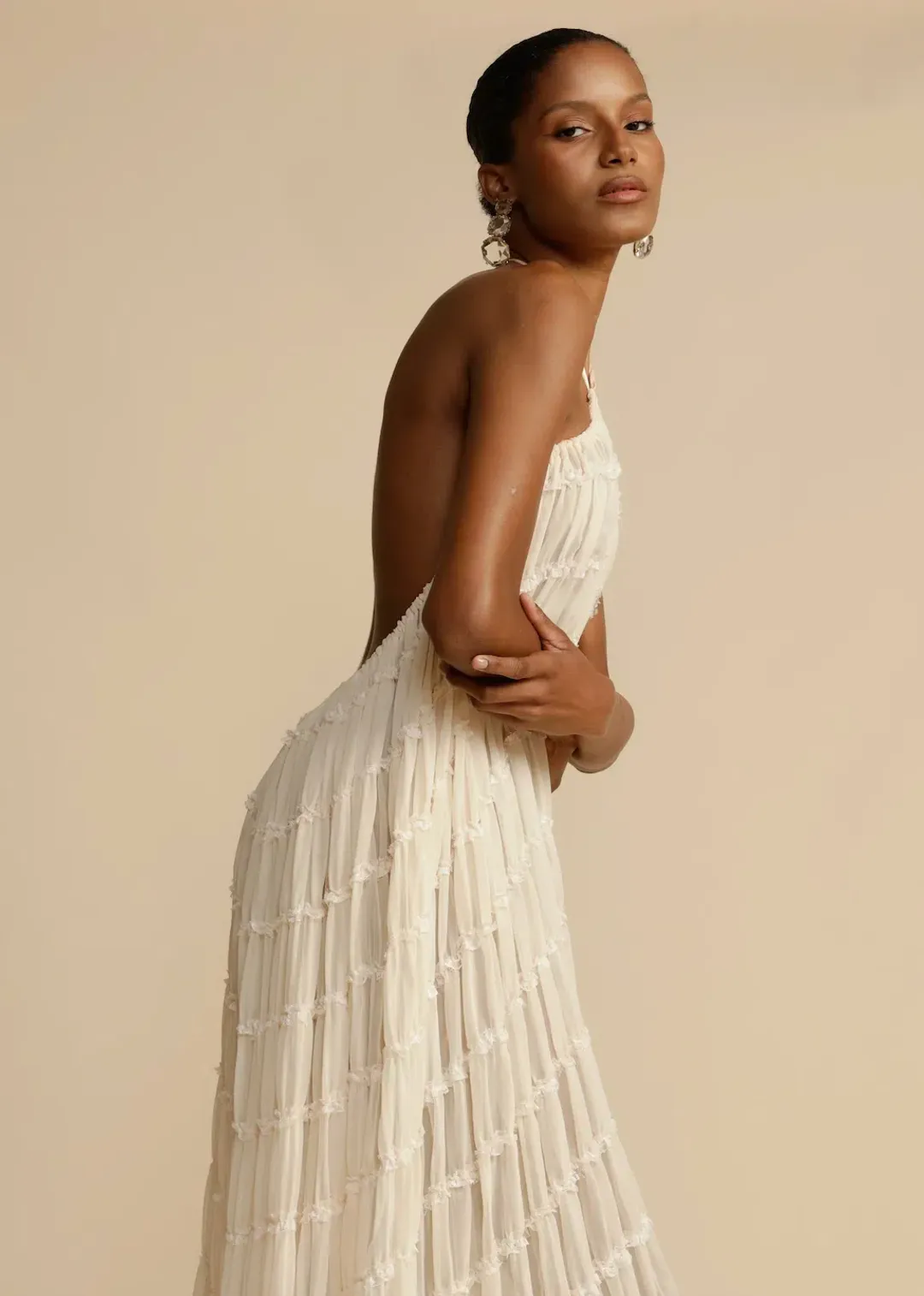 Arcina Ori Juliette Top and Skirt Cream Size S / AU 6-8 for rent on The Volte - main image