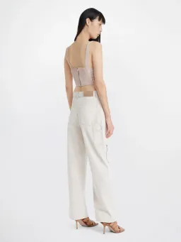 Dion Lee Cream Crochet Corset Cream Size XXS/ AU 4 for rent on The Volte - image 3