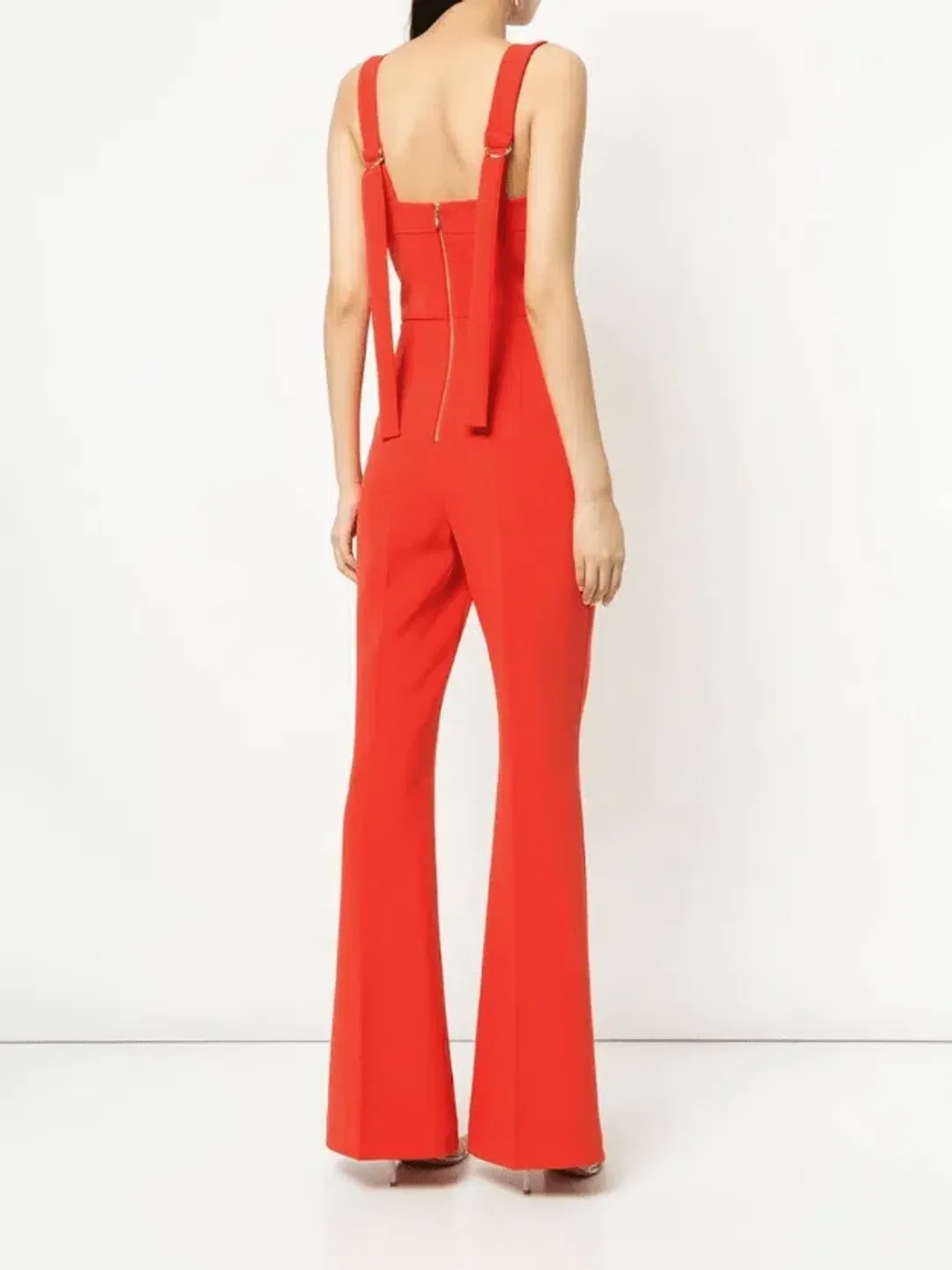 Rebecca Vallance L'Amour Jumpsuit Orange Red Size 8 for rent on The Volte - main image
