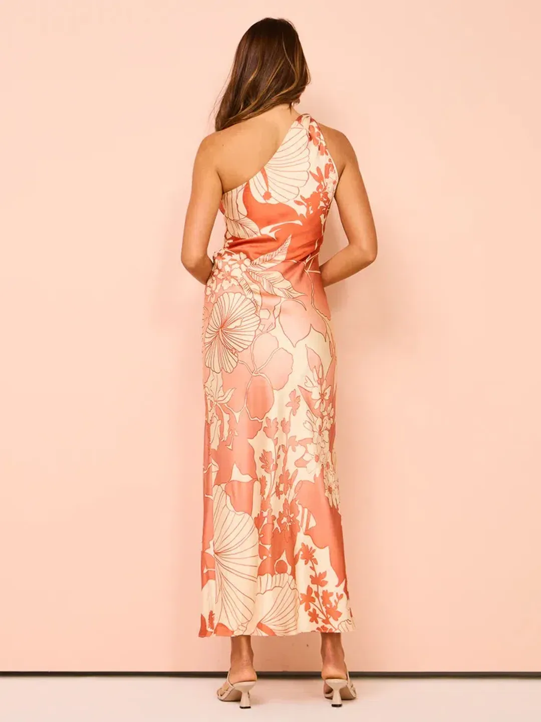 Sir The Label Como Asymmetric Midi Dress Paradiso Print Size 0 / AU 6 for rent on The Volte - main image