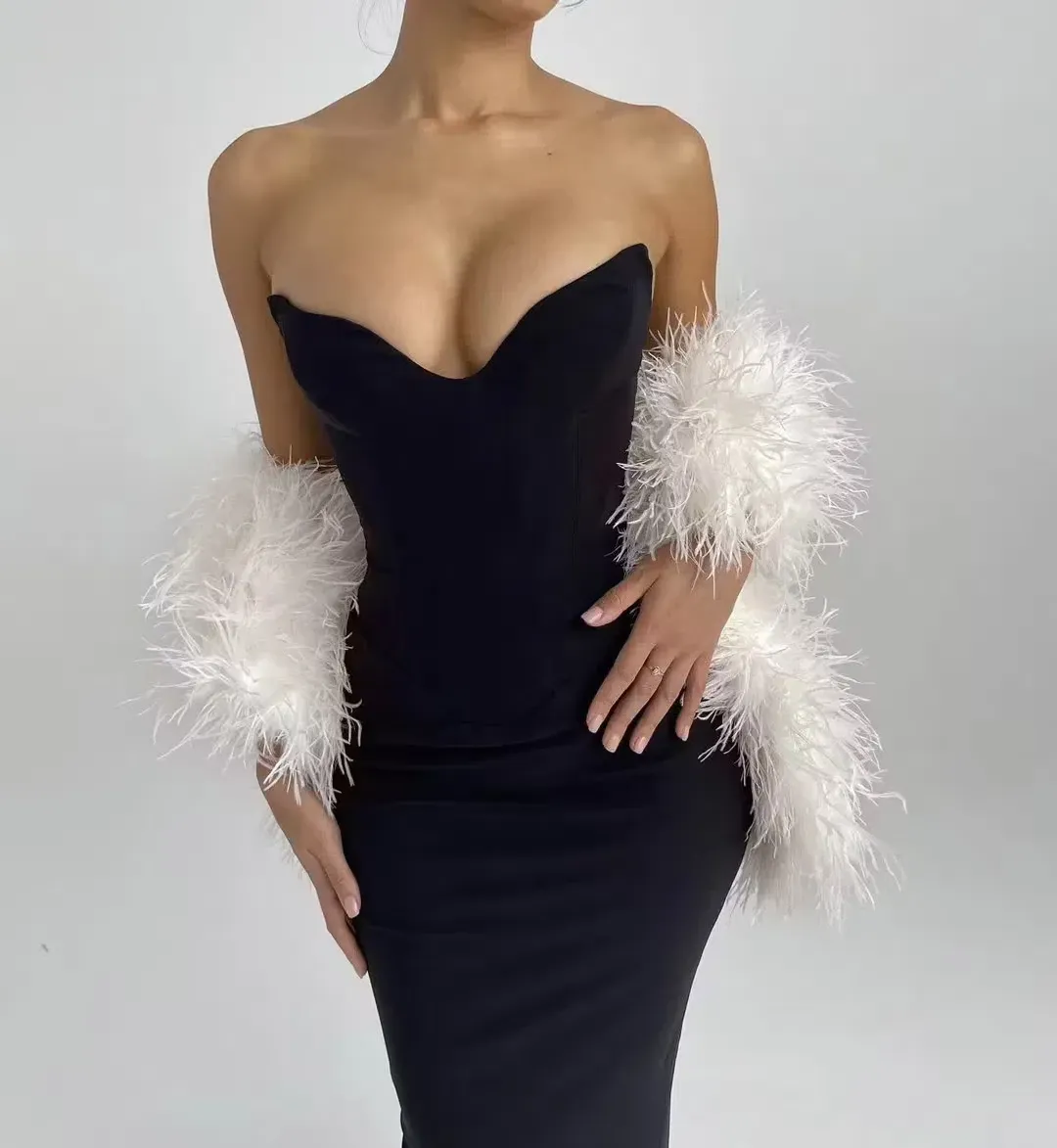 House of CB Sabine Strapless Corset Dress Black Size 10 for rent on The Volte - main image