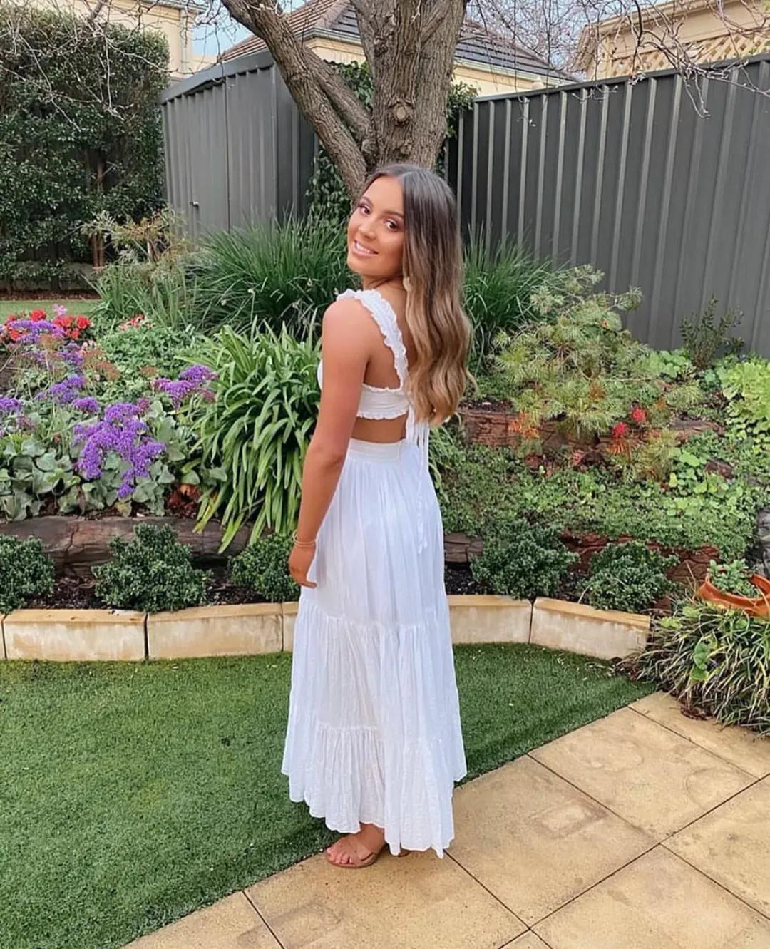 Bec & Bridge Koa Top Size 8 and Skirt Size 6 Set White  for rent on The Volte - main image