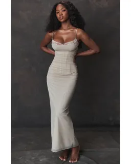  House of CB Nalini Dress Sand Size XS/Au 6 for rent on The Volte - image 3