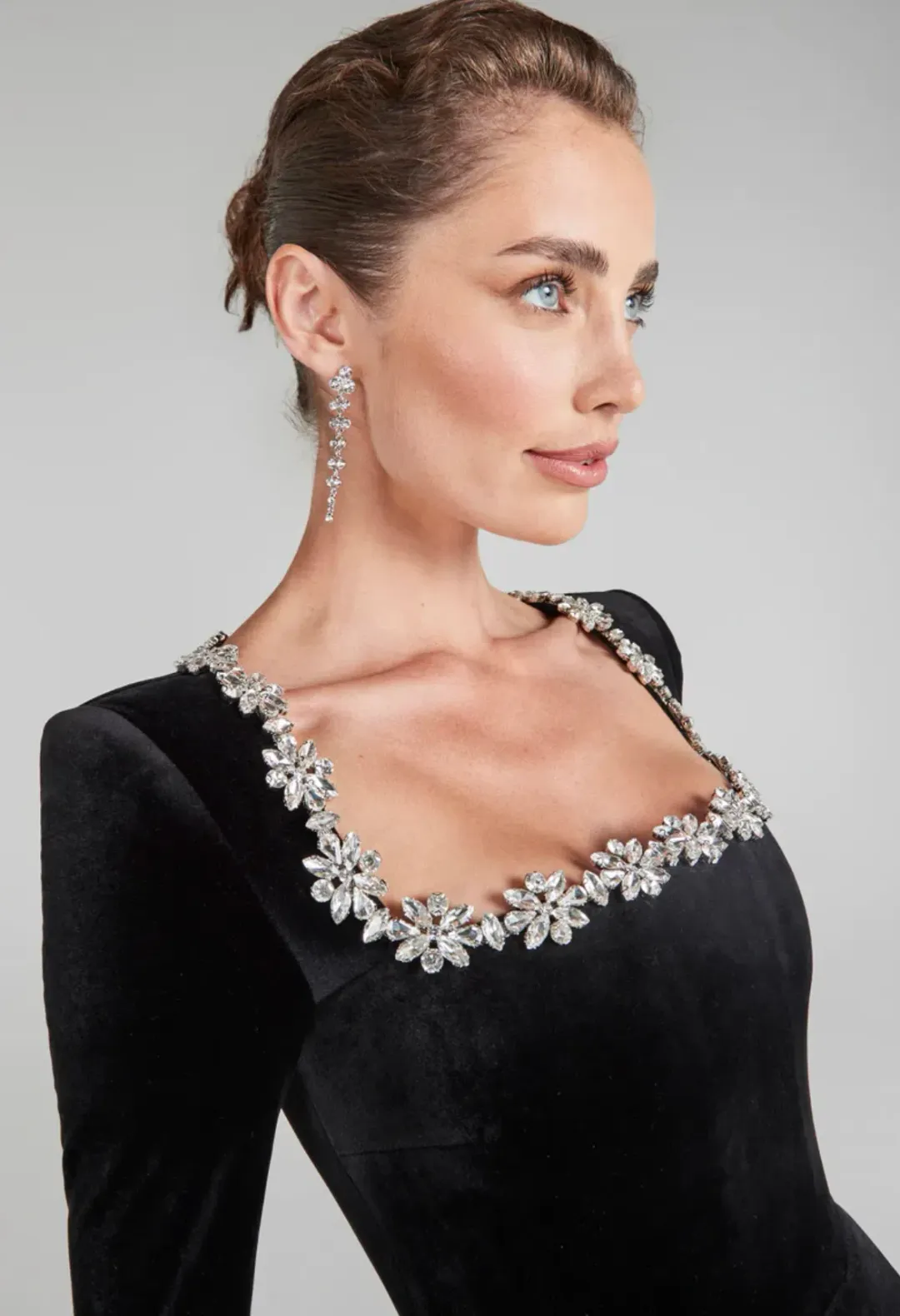 Nadine Merabi Kimberly Mini Dress Black Size XS / AU 6 for rent on The Volte - main image