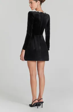 Nadine Merabi Kimberly Mini Dress Black Size XS / AU 6 for rent on The Volte - image 3