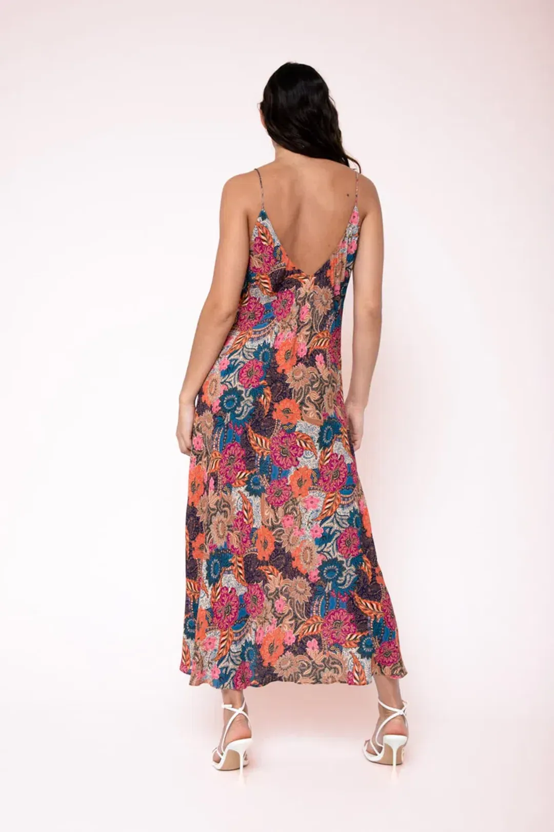 Kachel Lina Midi Slip Dress in Enchanted Garden Size M / AU 10 for rent on The Volte - main image