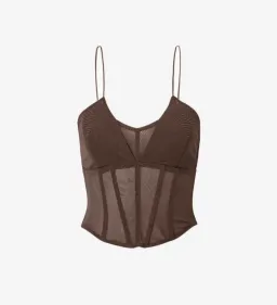 Viktoria and Woods Sigma Bustier Brown Size 6 for rent on The Volte - image 3