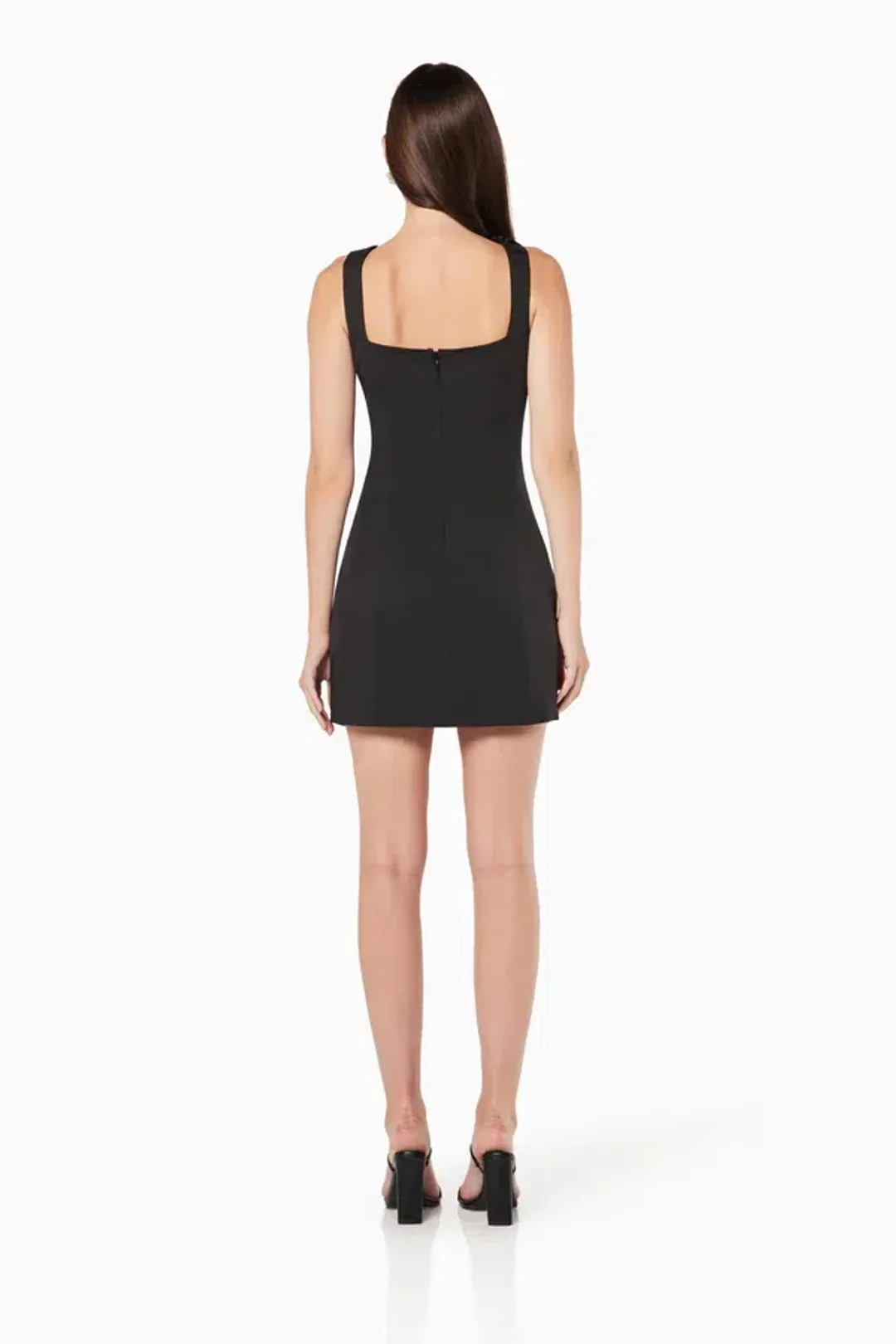 Elliatt Trompe 3D Floral Mini Dress Black Size L/ Au 12 for rent on The Volte - main image