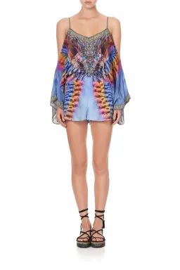 Camilla Franks Drop Shoulder Playsuit Love On The Wing Print Size M /AU 12 for rent on The Volte - image 1
