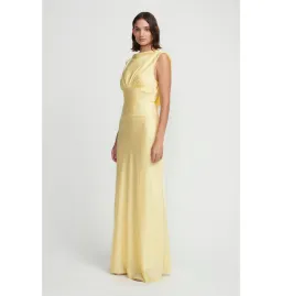 Hansen and Gretel Clara Bias Dress in Butter Size AU 8 for rent on The Volte - image 2