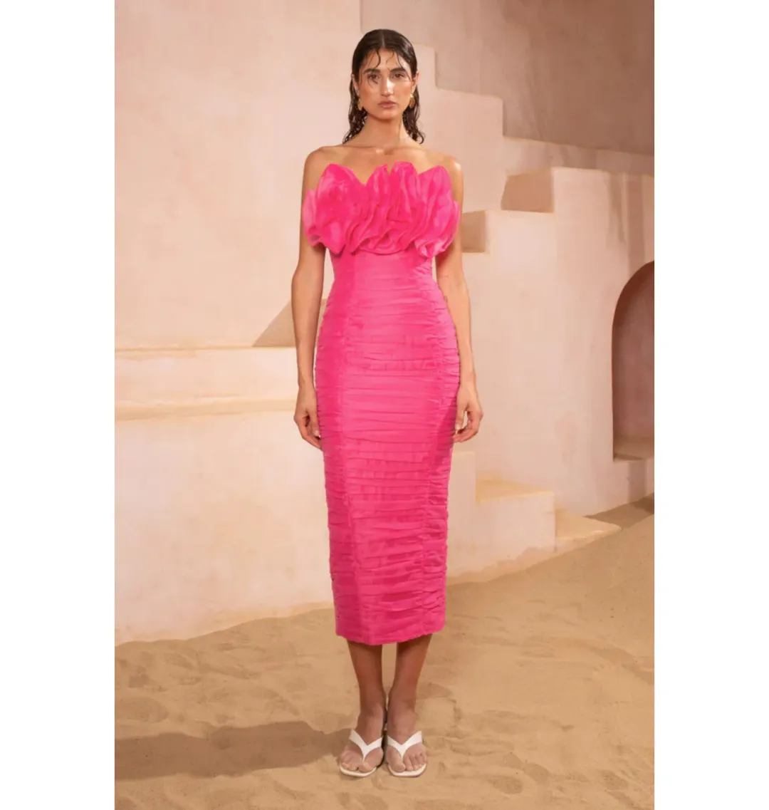 Eliya The Label Portofino Dress in Pink size 6 for rent on The Volte - main image
