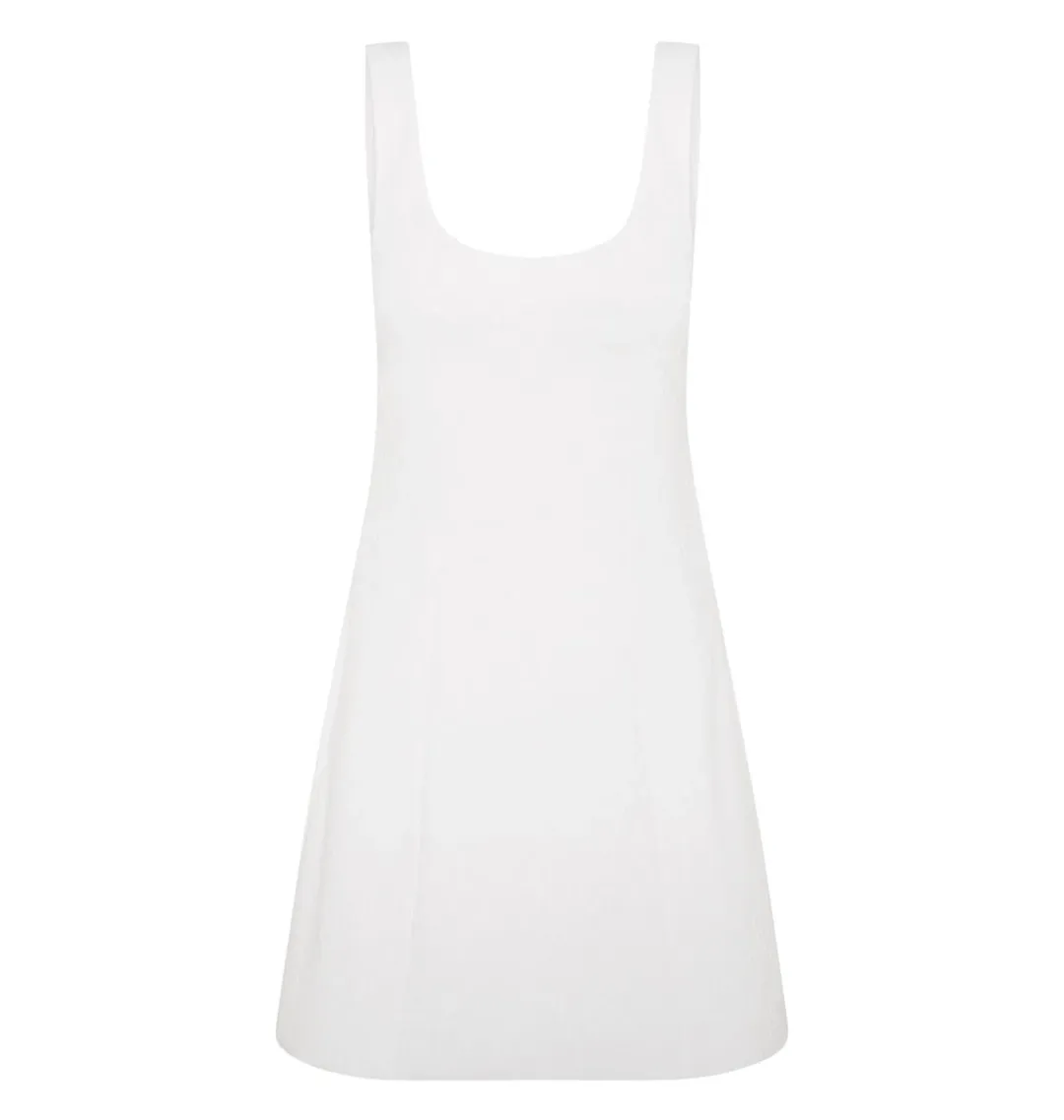 Anna Quan Riona Carta Mini Dress White Size L / AU 12  for rent on The Volte - main image