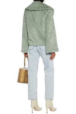 Unreal Fur Lily Jacket in Mint Size L / AU 12 for rent on The Volte - image 2