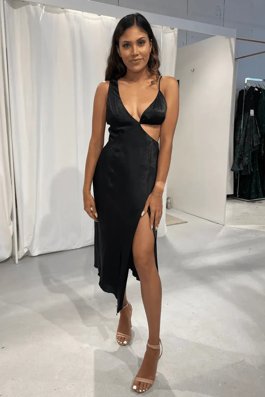 San Sloane Orisis Dress in Black Size L / AU 12 for rent on The Volte - main image