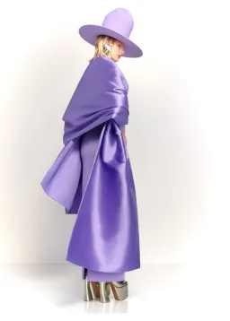 Solace London Lyana Maxi Dress Lilac Size 8 for rent on The Volte - image 3