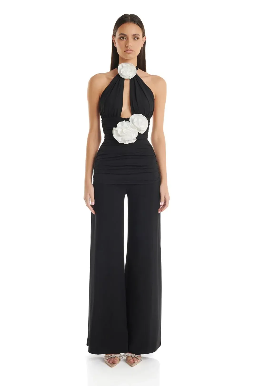 Eliya The Label Leontina Jumpsuit Black Size XS / AU 6 for rent on The Volte - main image
