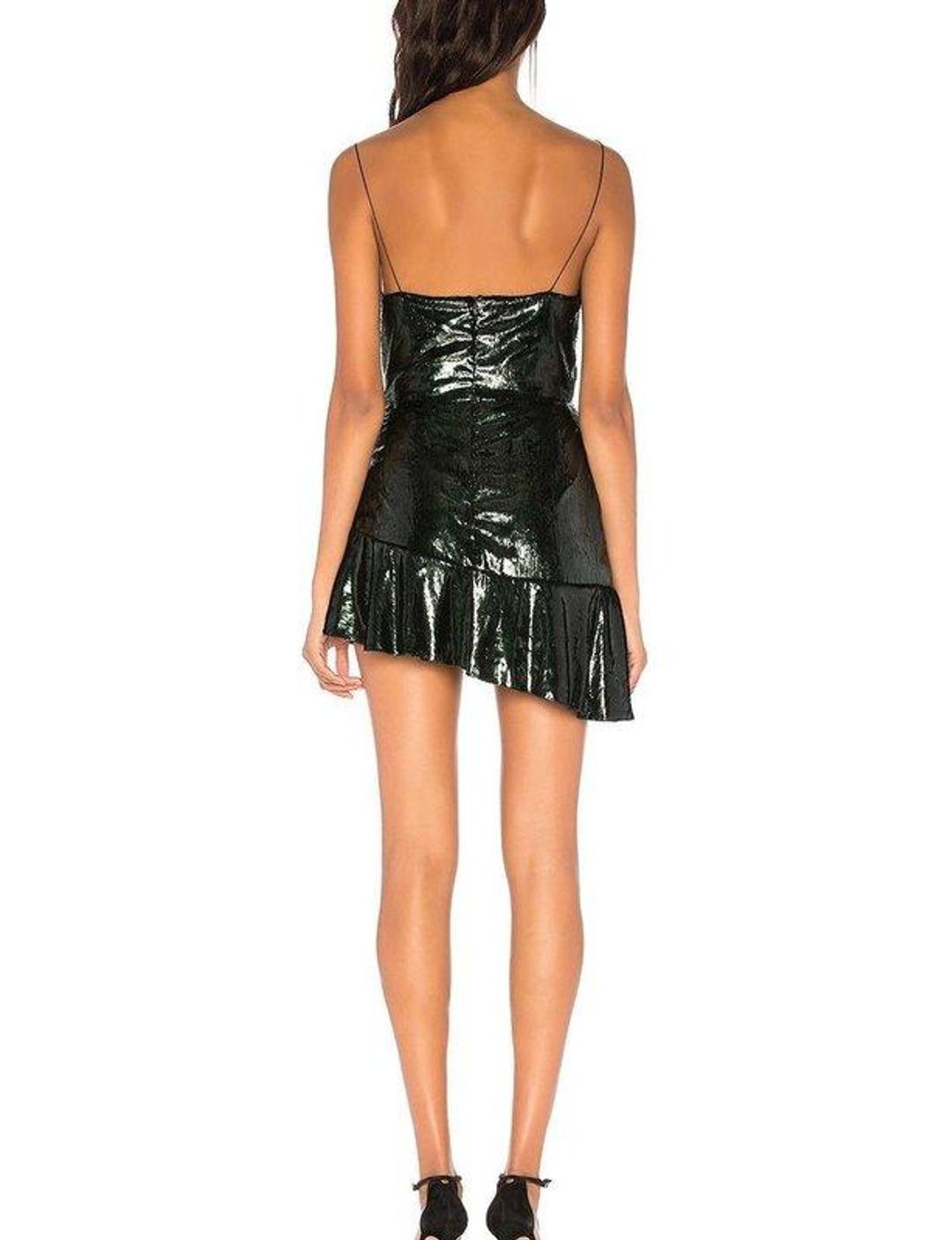 Bec & Bridge Into the Groove Mini Dress | Deep Emerald Green | Size 8 for rent on The Volte - main image