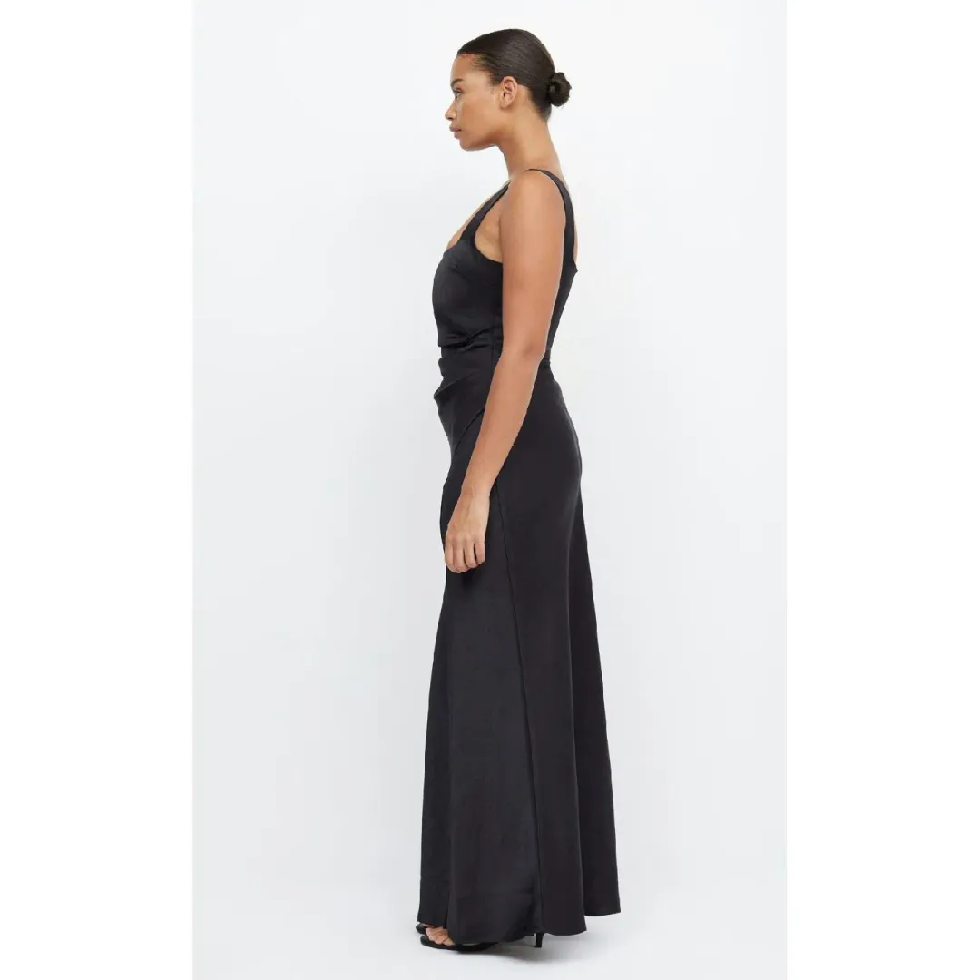 Bec & Bridge The Dreamer Square Neck Dress Black Size 18 for rent on The Volte - main image