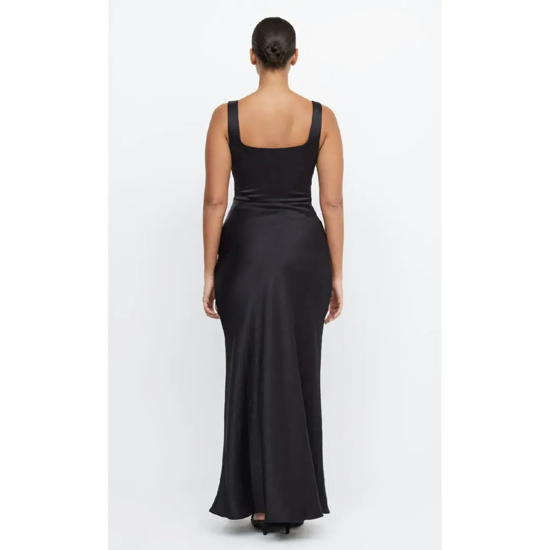 Bec & Bridge The Dreamer Square Neck Dress Black Size 18 for rent on The Volte - main image