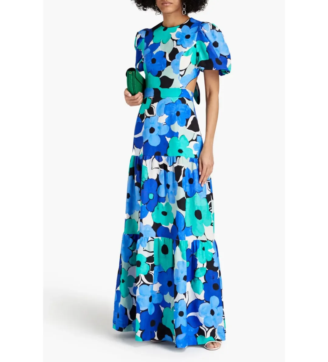 Rebecca Vallance Puglia Floral-print Maxi Dress Size 16 for rent on The Volte - main image