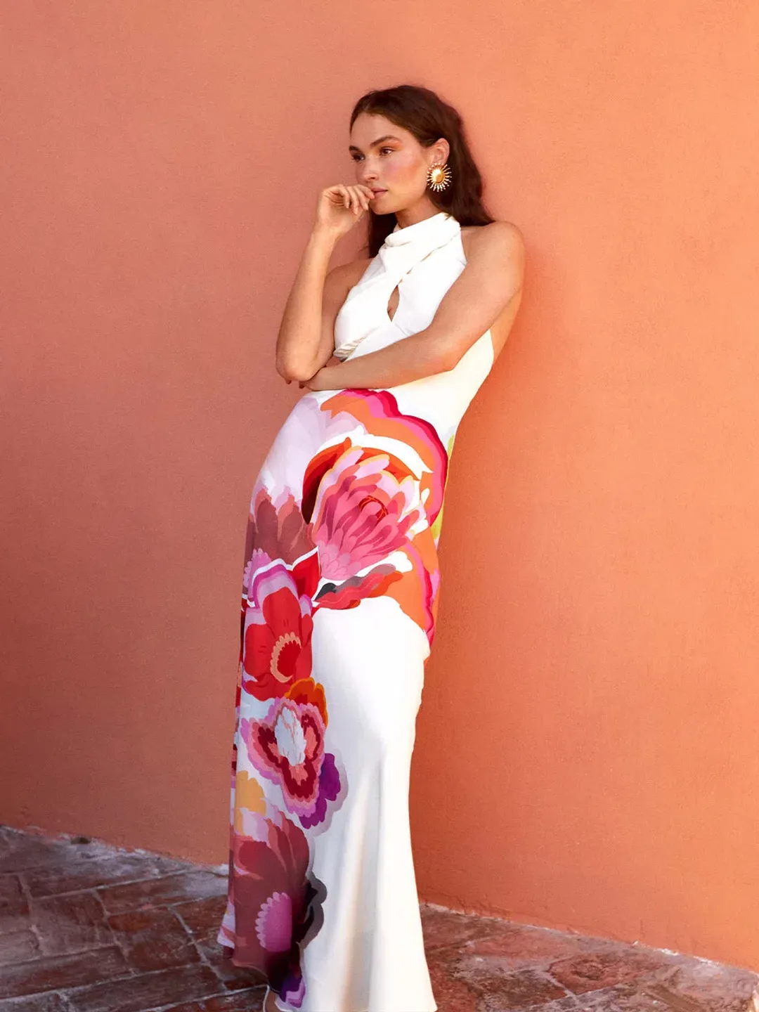 Sheike Camilla Floral Maxi Dress Floral Size 6 for rent on The Volte - main image