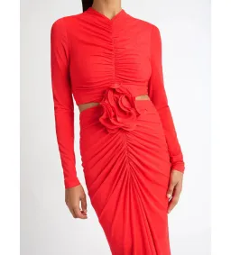Sheike Signature Maxi Dress Red Size 6  for rent on The Volte - image 2