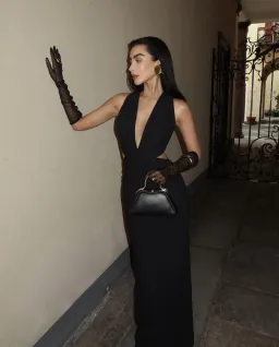 THE NEW ARRIVALS by İlkyaz Özel Romy in Chez Castel Dress Black Size 6/XS for rent on The Volte - image 6