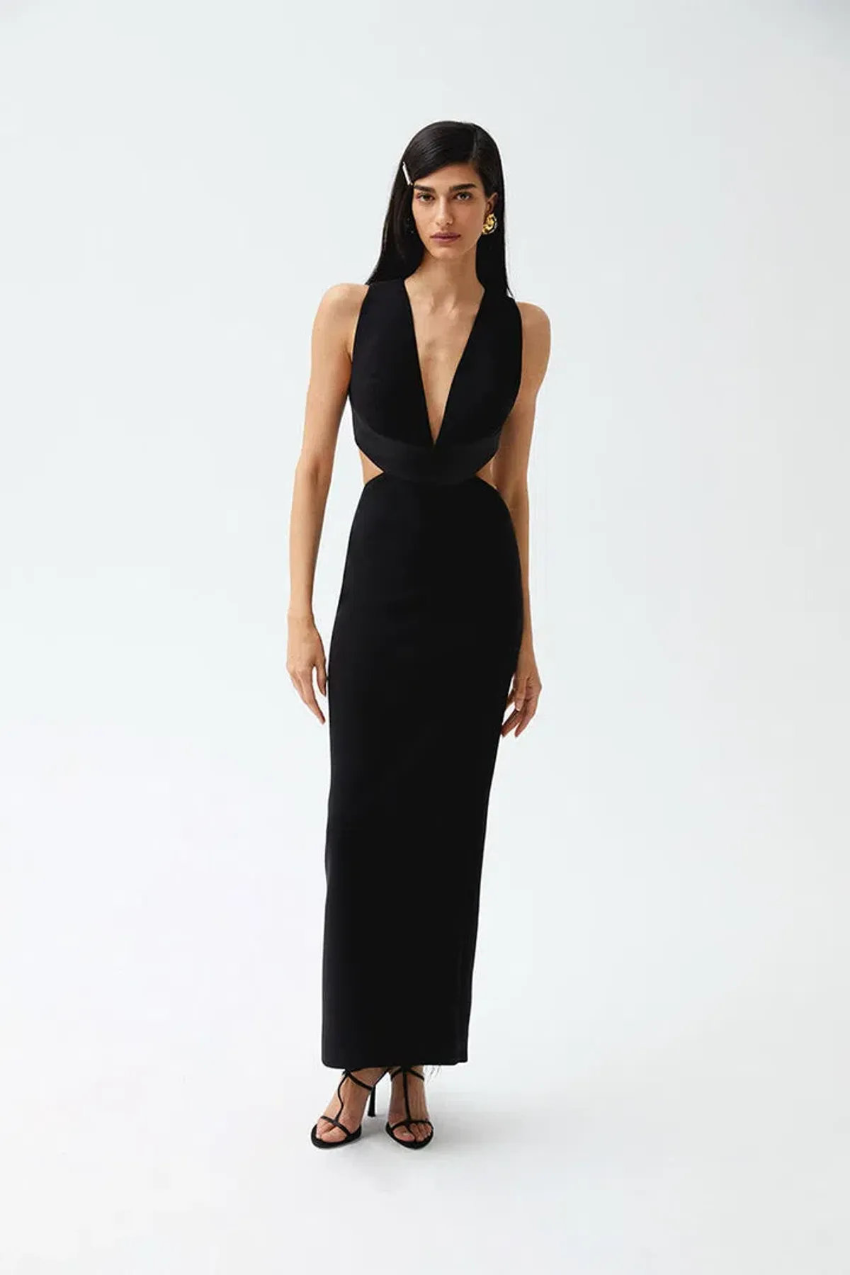 THE NEW ARRIVALS by İlkyaz Özel Romy in Chez Castel Dress Black Size 6/XS for rent on The Volte - main image