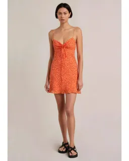 Bec & Bridge Cheri Mini Dress Orange Size XS / AU 6 for rent on The Volte - image 2