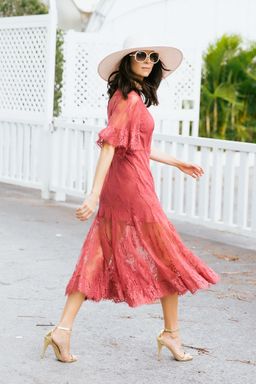 Talulah Blind Love Midi Dress for rent on The Volte - image 2