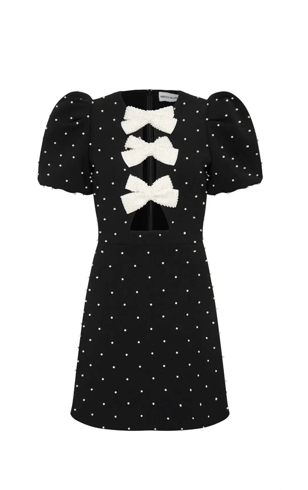 Rebecca Vallance Veronica Mini Dress Black Size AU 14 for rent on The Volte - main image