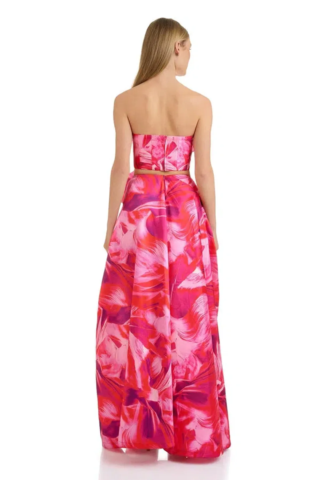 Eliya The Label Capri Skirt & Zabana Top Set Pink Multi Size L/ AU 12 for rent on The Volte - main image