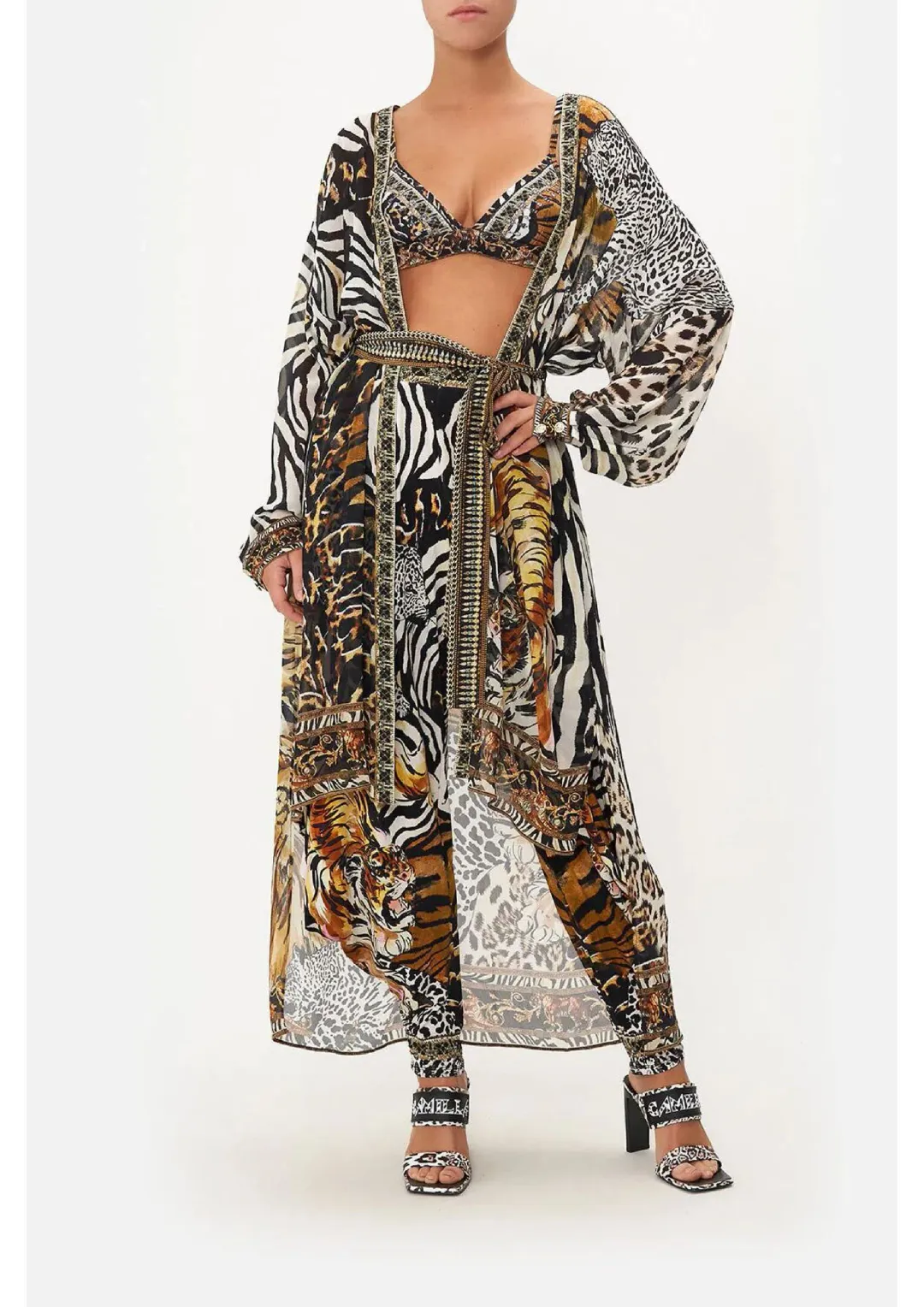 Camilla What's New Pussycat High Low Layer With Tie Multi Size M/ AU 12 for rent on The Volte - main image