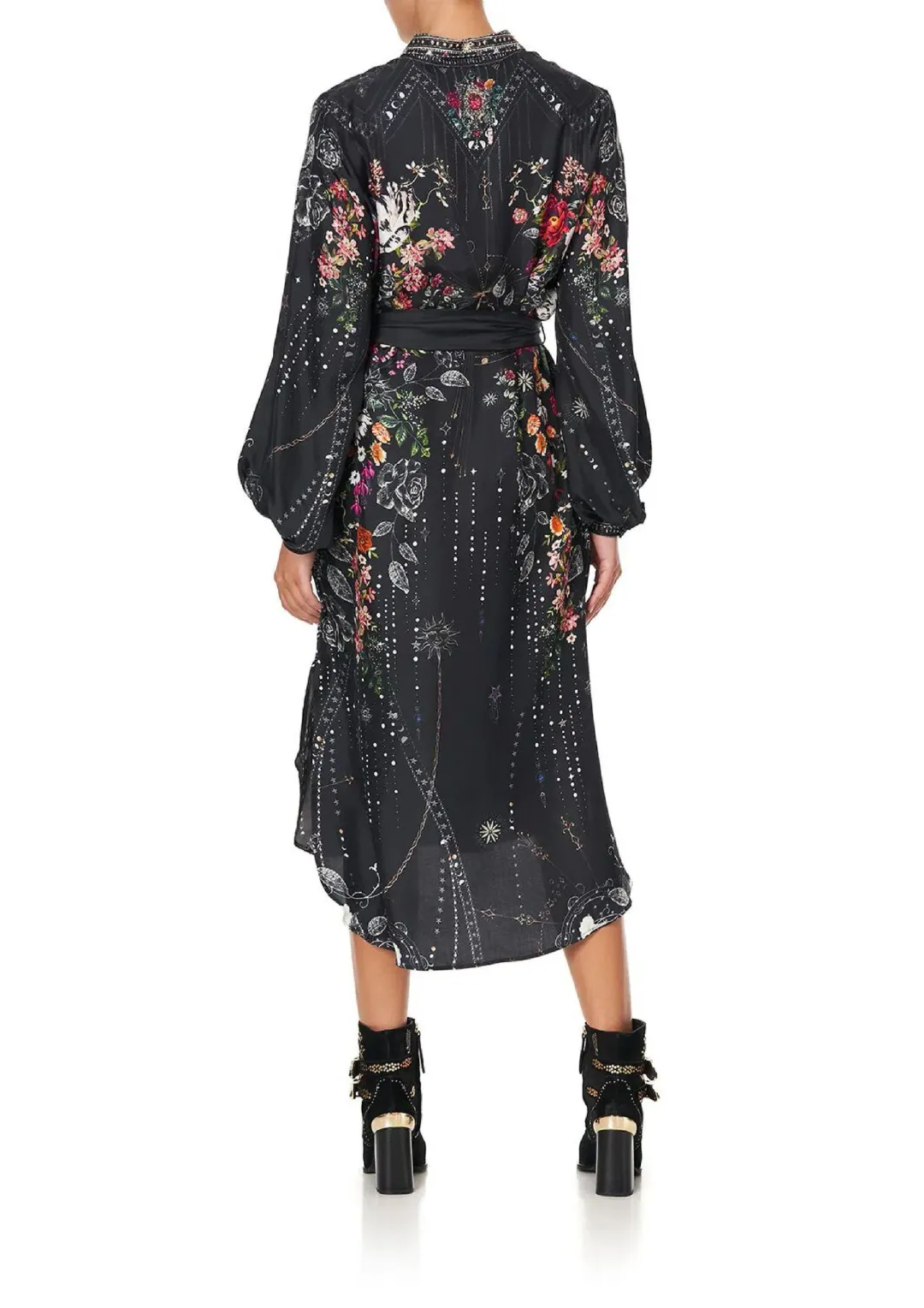 Camilla To The Gypsy High Low Midi Shirt Multi Size M/Au 12 for rent on The Volte - main image