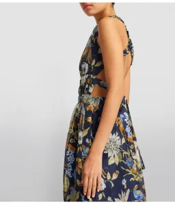 Sir the Label Lilian Cross Back Dress Delia Floral Size 0/ AU 6 for rent on The Volte - image 5