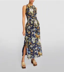 Sir the Label Lilian Cross Back Dress Delia Floral Size 0/ AU 6 for rent on The Volte - image 2