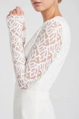 Rebecca Vallance Harper Gown Ivory Size AU 8  for rent on The Volte - image 4