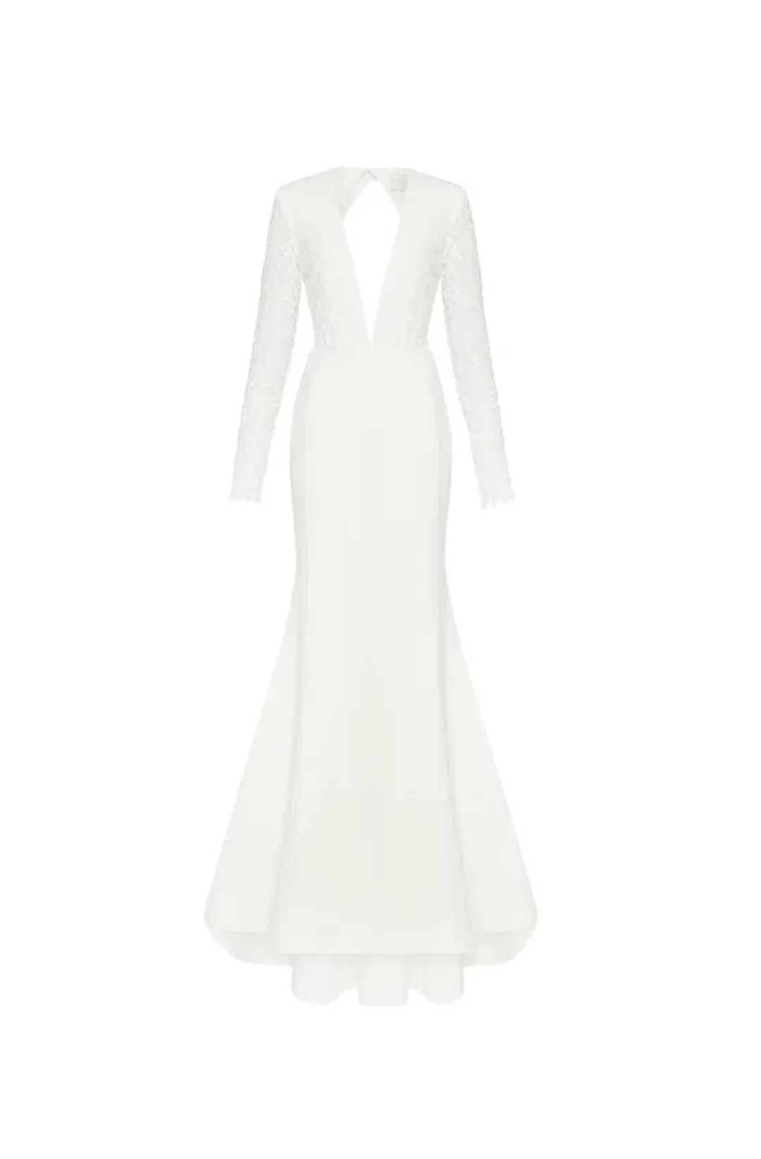 Rebecca Vallance Harper Gown Ivory Size AU 8  for rent on The Volte - main image